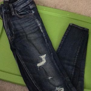 AE hi rise destroyed jegging